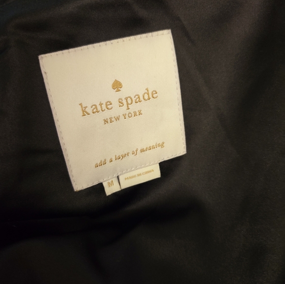 Kate Spade Women's Large Bow Puffer Coat - Black - Medium - Picture 9 of 12